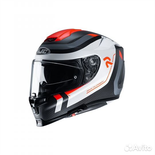 Мотошлем HCJ Rpha 70 Carbon цветной
