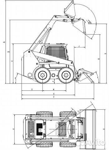 Мини-погрузчик XCMG XC760K, 2023