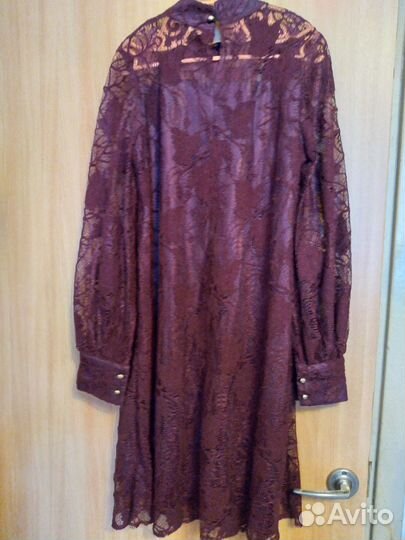 Платье праздничное гипюровое