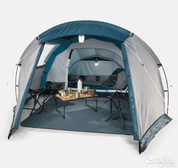 Палатка туристическая 4 местная с тамбуром
