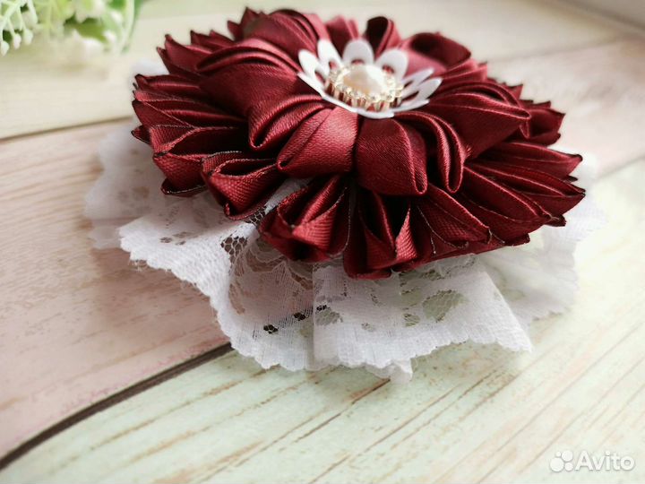 Большой бант для волос