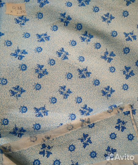 Отрезы ткани хлопок СССР