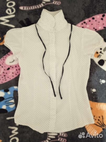 Рубашки, водолазки школьные 6 шт