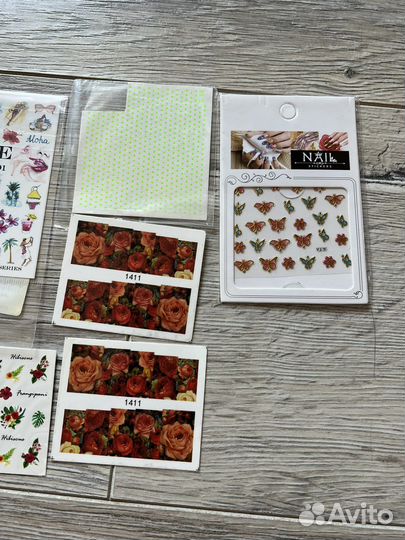 Слайдеры для ногтей летние