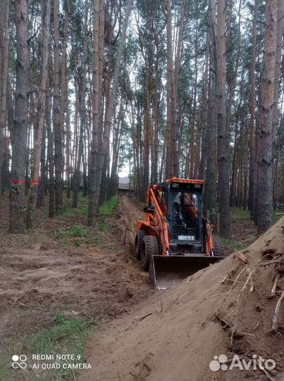 Услуги минипогрузчика,миниэкскаватор, ямобур,молот