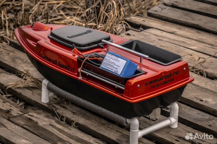 Прикормочный кораблик с усиленным акб 25000mAh