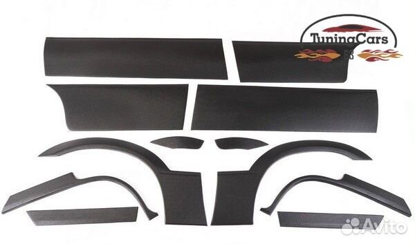 Пластиковые накладки дверей и арок Дэу Нексия