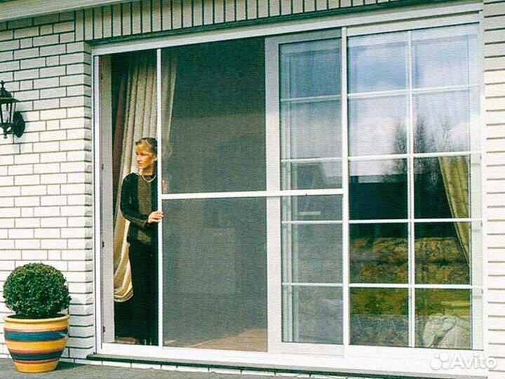 Москитная сетка на раздвижные балконы