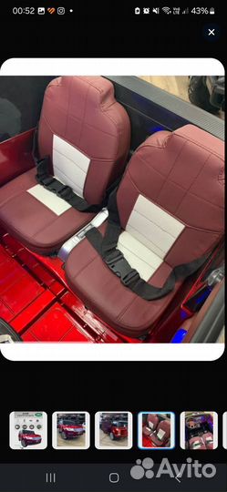 Детский электромобиль двухместный бу