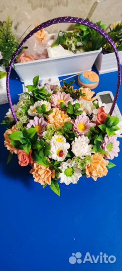 Букет цветов из мыла