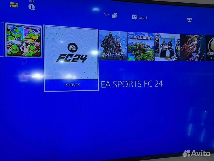 Sony PS4 с играми прошитая