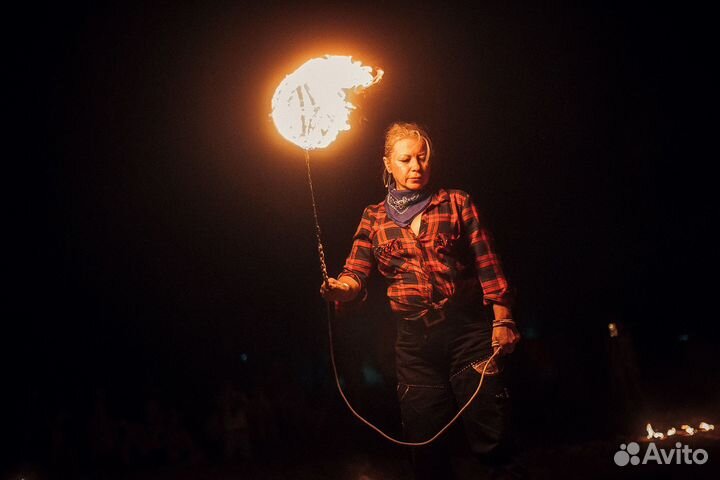 Фаер шоу световое шоу