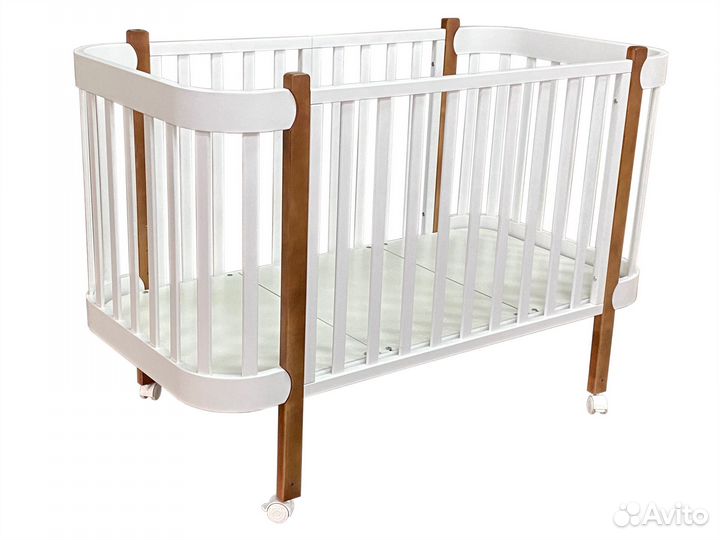Детская кроватка Adele 3в1 с маятником