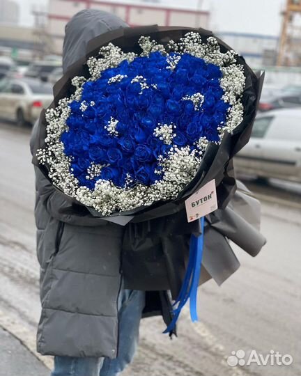 Синие Розы оптовой цене