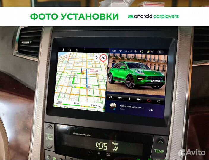 Штатная магнитола Toyota Alphard Black 08-15