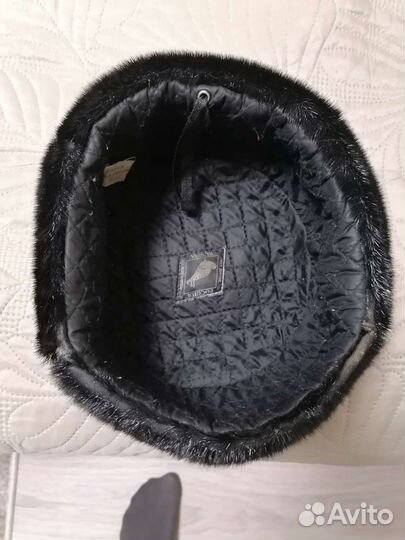 Шапка ушанка мужская нерпа