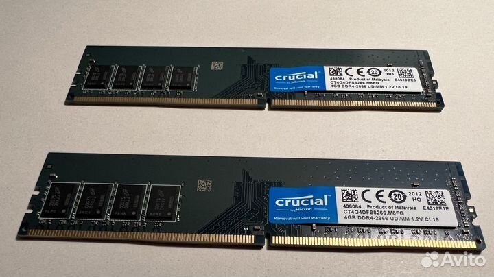 Crucial Оперативная память DDR4 8GB