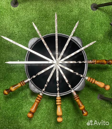 Шампура / Шампур с деревянной ручкой