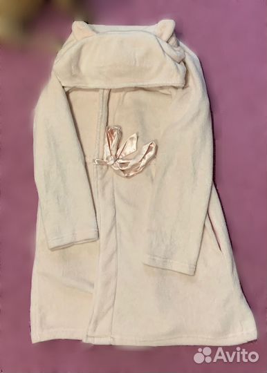 Халат плюшевый с ушками