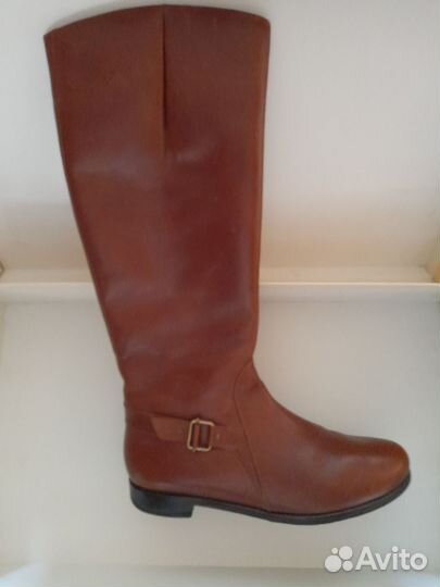 Сапоги женские натуральная кожа 42