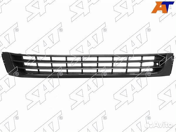 Решетка в бампер VW amarok 10-19