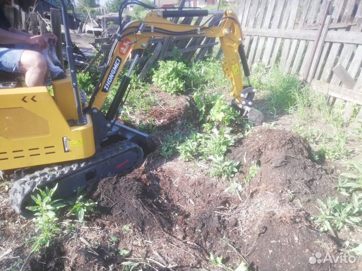 Услуги мини-экскаватора