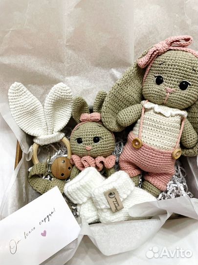 Вязаные игрушки,погремушки,грызунки