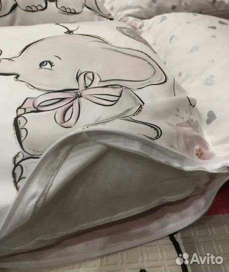 Бортики в детскую кроватку для девочки