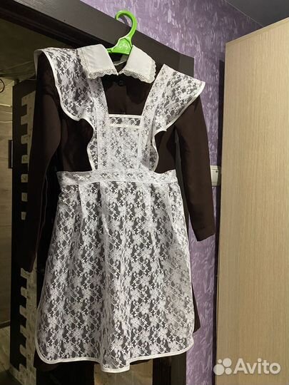 Школьная форма с фартуком