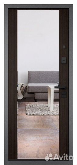 Дверь с зеркалом