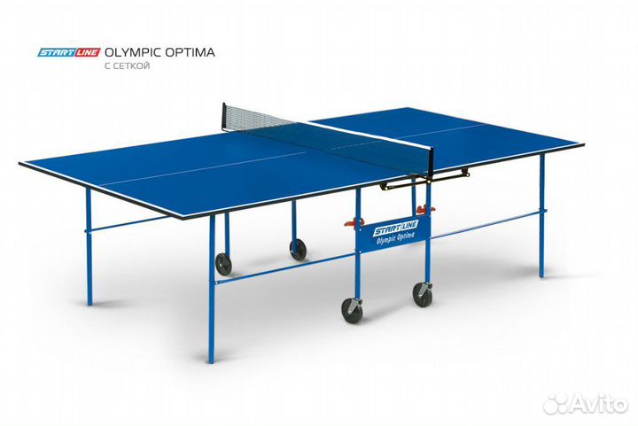 Теннисный стол Olympic Optima blue - компактный ст