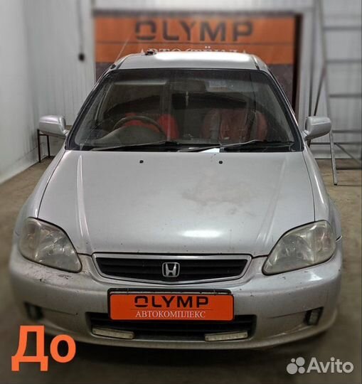 Стекло лобовое переднее Honda Civic EK3 1995-2006
