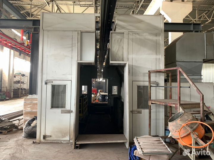 Покрасочная камера проходная Rosler