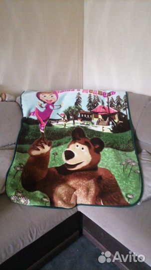 Плед детский Маша Медведь