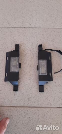 Подсветка в сидения для задних пассажиров Ауди