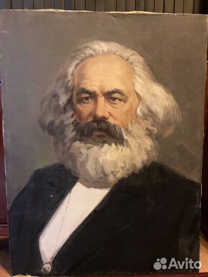 Портреты вождей. Ленин, Брежнев, Маркс - СССР