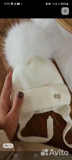 Зимний комбинезон и шапка