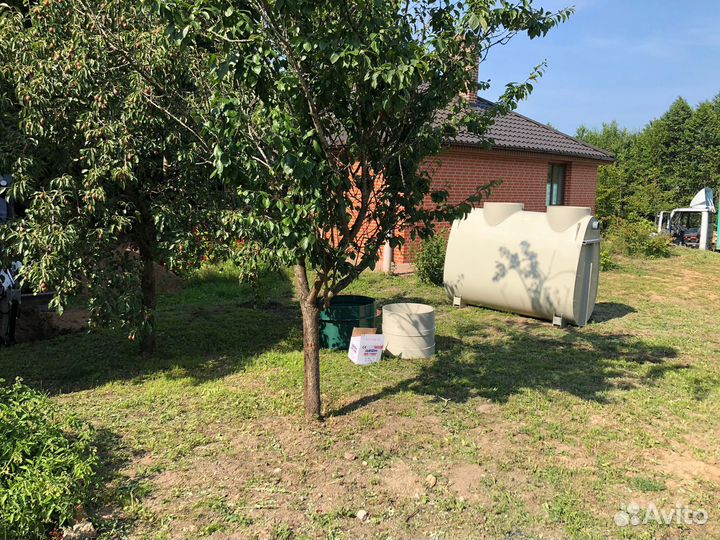 Газгольдер с установкой