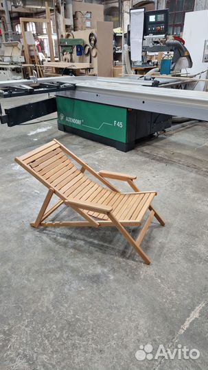 Шезлонг деревянный