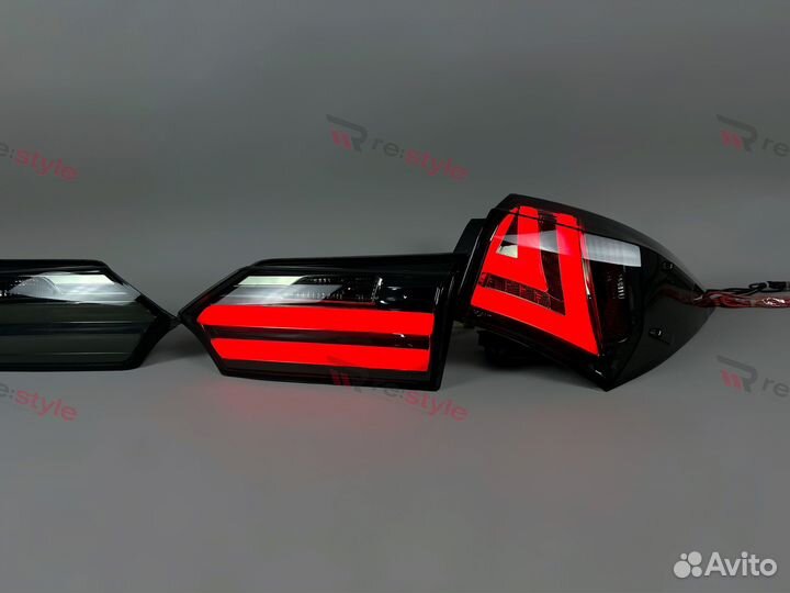 Стопы Toyota Corolla 180 16-19г Дымчатые Vland