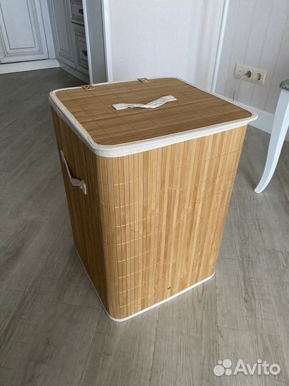 Корзина для белья бамбук