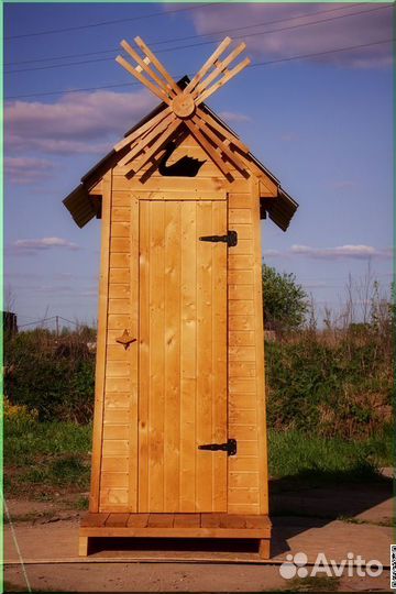 Уличный туалет с установкой ART128