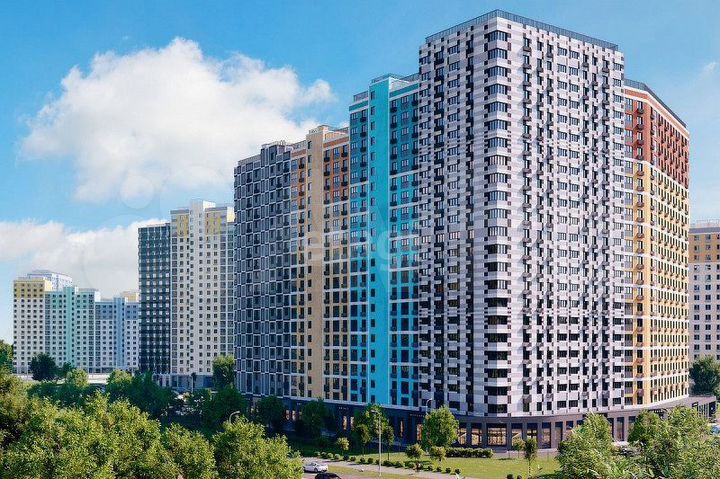Квартира-студия, 38,3 м², 22/24 эт.