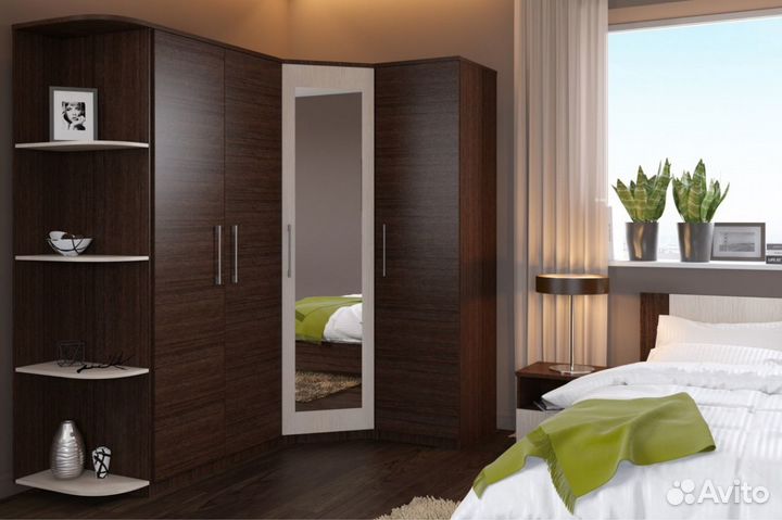 Шкаф угловой Аврора