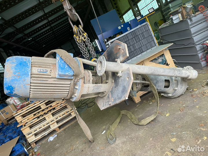 Полупогружной химический насос тхи 150-125-340К