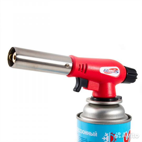 Горелка газовая runis Premium с пьезо 4-051