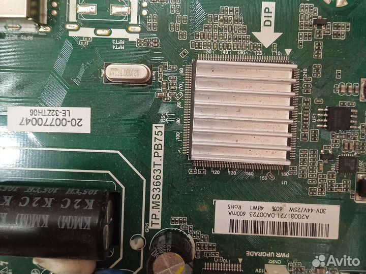 Main плата телевизора amcv