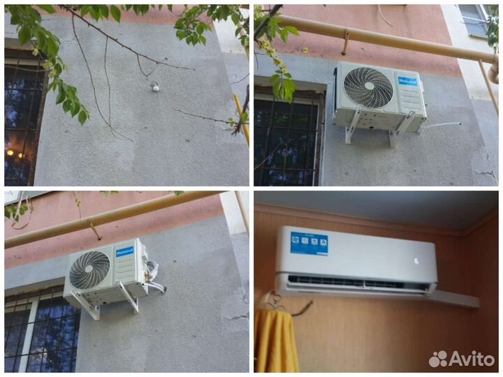 Установка/демонтаж кондиционеров, закладка трассы