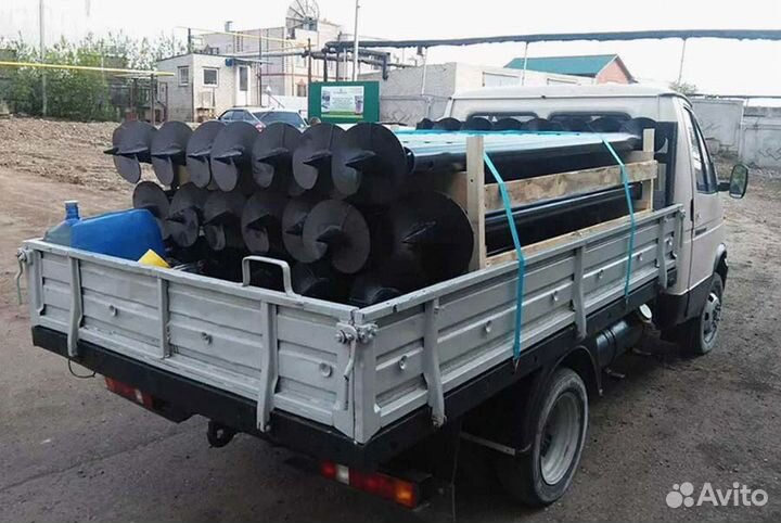 Винтовые сваи, фундамент