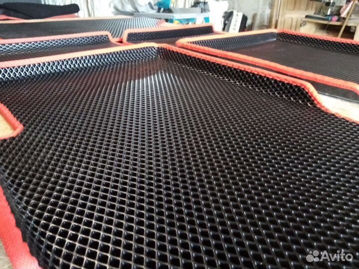 Эва Ева коврики с бортами литые цельные борта